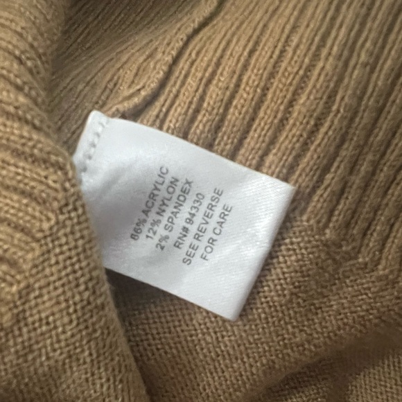Womens Tan Sweater size Large - Picture 4 of 9